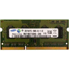 Samsung 2 GB SODimm DDR3 Memory M471B5773DH0-CH9 - DDR3 - 1333 MHz - PC3-10600 - 204 Pins - Single Rank - Non-EEC