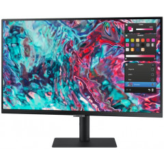 Samsung ViewFinity S8 S27B800TGU - S80TB Series - LED monitor - 27" - 3840 x 2160 4K UHD (2160p) @ 60 Hz - IPS - 350 cd/m - 1000:1 - HDR10 - 5 ms - HDMI, 2xThunderbolt 4 - black