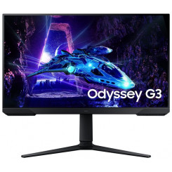 Samsung Odyssey G3 S27DG302EU - G30D Series - LED monitor - gaming - 27" - 1920 x 1080 Full HD (1080p) @ 180 Hz - VA - 250 cd/m - 3000:1 - HDR10 - 1 ms - HDMI, DisplayPort - black