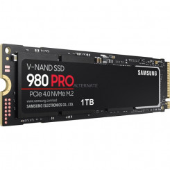 Samsung 980 PRO MZ-V8P1T0BW - Solid state drive - encrypted - 1 TB - internal - M.2 2280 - PCI Express 4.0 x4 (NVMe) - buffer: 1 GB - 256-bit AES - TCG Opal Encryption