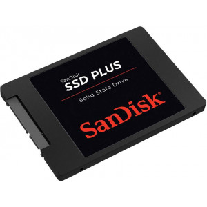 SanDisk SSD PLUS - Solid state drive - 2 TB - internal - 2.5" - SATA 6Gb/s