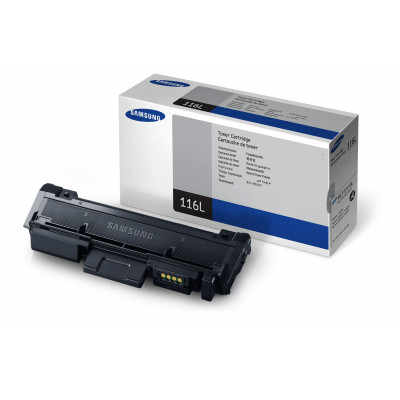 Samsung MLT-D116L Black High Capacity Original Toner Cartridge SU828A (3000 Pages)