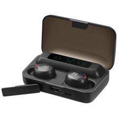 SANDBERG Bluetooth EARBUDS + POWERBANK 126-38 black in-ear