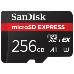 SanDisk Express - flash memory card - 256 GB - microSDXC UHS-I