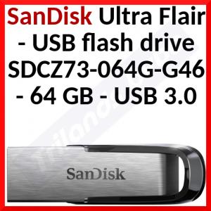 SanDisk Ultra Flair - USB flash drive SDCZ73-064G-G46 - 64 GB - USB 3.0