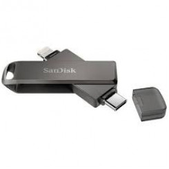 SanDisk iXpand Luxe - USB flash drive - 128 GB - USB-C / Lightning