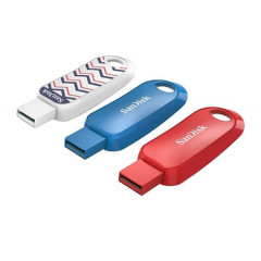 SanDisk Cruzer Snap - USB flash drive - 128 GB - USB 2.0