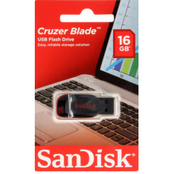 SanDisk 16 GB Cruzer Blade - USB flash drive - 16 GB - USB 2.0