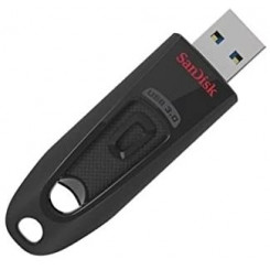 SanDisk Ultra - USB flash drive - 64 GB - USB 3.0 (pack of 3)