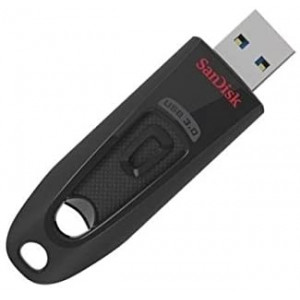 SanDisk Ultra - USB flash drive - 64 GB - USB 3.0 - blue, red (pack of 2)