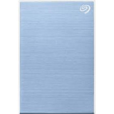 Seagate One Touch STKY2000402 - Hard drive - 2 TB - external (portable) - USB 3.0 - light blue - with Seagate Rescue Data Recovery