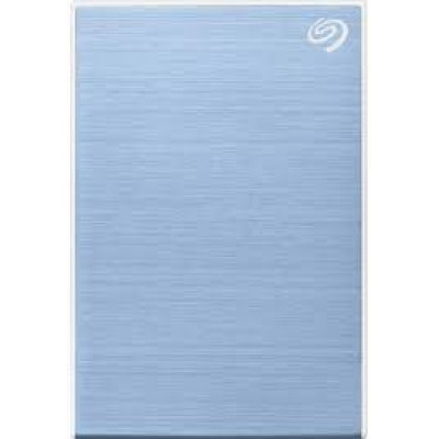 Seagate One Touch STKZ4000402 - Hard drive - 4 TB - external (portable) - USB 3.0 - light blue - with Seagate Rescue Data Recovery