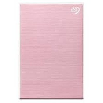 Seagate One Touch STKY2000405 - Hard drive - 2 TB - external (portable) - USB 3.0 - rose gold - with 3 years Seagate Rescue Data Recovery