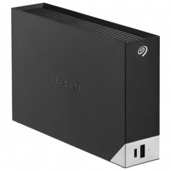 Seagate One Touch with hub STLC18000400 - Hard drive - 18 TB - external (desktop) - USB 3.0 - black - with Seagate Rescue Data Recovery