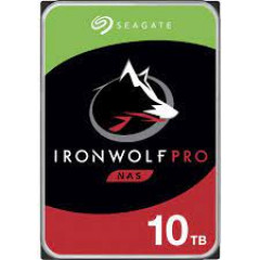 Seagate IronWolf Pro ST10000NT001 - Hard drive - 10 TB - internal - 3.5" - SATA 6Gb/s - 7200 rpm - buffer: 256 MB - with 3 years Seagate Rescue Data Recovery