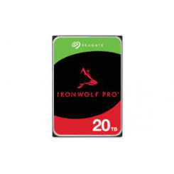 Seagate IronWolf Pro ST20000NT001 - Hard drive - 20 TB - internal - 3.5" - SATA 6Gb/s - 7200 rpm - buffer: 256 MB - with 3 years Seagate Rescue Data Recovery