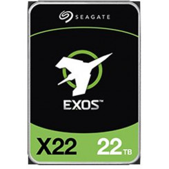 Seagate Exos X22 ST22000NM000E - Hard drive - 22 TB - internal - 3.5" - SAS 12Gb/s - 7200 rpm