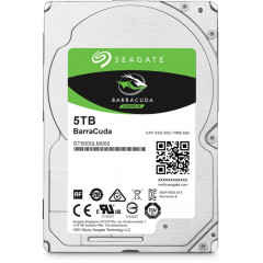 Seagate Guardian BarraCuda ST5000LM000 - Hard drive - 5 TB - internal - 2.5" - SATA 6Gb/s - 5400 rpm - buffer: 128 MB