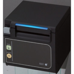 Seiko Qaliber RP-E11 Desktop Direct Thermal Printer - Monochrome - Receipt Print - Serial - Onyx Black - 72 mm (2.83") Print Width - 350 mm/s Mono - 203 dpi - 2032 mm Label Width