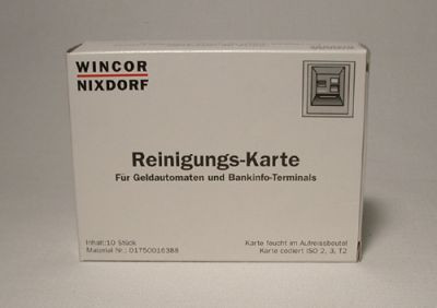 Wincor 01750016388 Universal Cleaning Card - for Wincor, Siemens, Nixdorf, NCR Printers