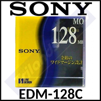 Sony (EDM-128C) 128 MB M.O (Magneto Optical) ReWritable 3.5¨ Disk