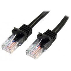 StarTech.com 10m Black Cat5e / Cat 5 Snagless Ethernet Patch Cable 10 m - Patch cable - RJ-45 (M) to RJ-45 (M) - 10 m - UTP - CAT 5e - snagless - black