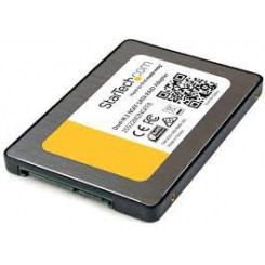 StarTech.com Dual M.2 NGFF SATA Adapter w/ RAID - 2x M.2 SSDs to 2.5in SATA - Storage controller (RAID) - M.2 - 2 Channel - M.2 Card - 6 GBps - RAID 0, 1, JBOD, BIG - SATA 6Gb/s - black, silver