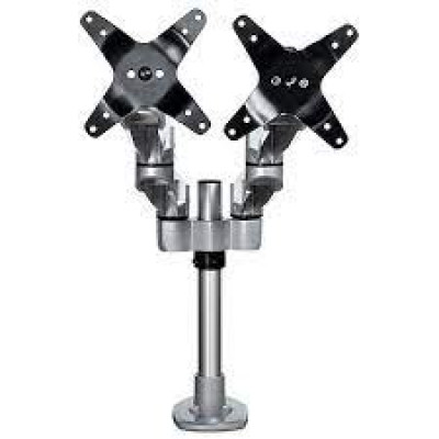 StarTech.com Desk Mount Dual Monitor Arm - Premium - For up to 27" Monitors - Desk mount for 2 LCD displays (adjustable arm) - aluminium - silver - screen size: 13"-27"