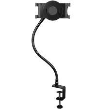 StarTech.com Gooseneck Tablet Holder - For Most 7" to 11" Tablets - Mounting kit (clamp, adjustable holder, adjustable mounting arm) for tablet - plastic, steel - black - screen size: 7"-11" - desktop