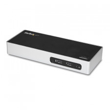 StarTech.com Dual Monitor USB 3.0 Laptop Docking Station with HDMI/DVI/VGA & 6xUSB Ports - Universal USB Dock for Mac & Windows - Black (USB3SDOCKHD) - Docking station - USB - GigE