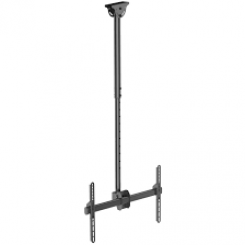 StarTech.com Ceiling TV Mount - 3.5' to 5' Pole - For 32" to 75" TVs - Ceiling mount for plasma / LCD / TV - black - screen size: 32"-75" - ceiling mountable
