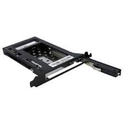 StarTech.com 2.5in SATA Removable Hard Drive Bay for PC Expansion Slot - Storage bay adapter - black