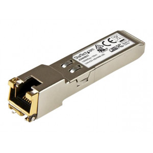 StarTech.com HP JD089B Compatible SFP Module - Lifetime Warranty - SFP (mini-GBIC) transceiver module (equivalent to: HP JD089B) - GigE - 1000Base-T - RJ-45 - up to 100 m