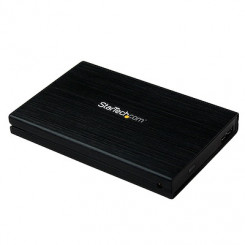 StarTech.com 2.5in Aluminum USB 3.0 External SATA III SSD Hard Drive Enclosure with UASP - Storage enclosure - 2.5" - SATA 6Gb/s - 5 GBps - USB 3.0 - black - for P/N: HB30C1A1CPD, HB30C3APD, HB30C3APDW, HB30C4AFPD