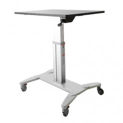 StarTech.com Mobile Sit-Stand Workstation - Stand for notebook / keyboard / mouse - black & silver - for P/N: ARMTBLTDT, ARMTBLTIW, ARMTBLTUGN