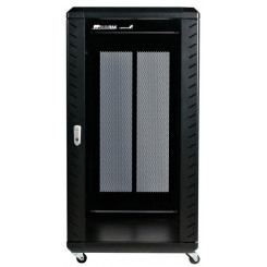 StarTech.com 22U Server Rack Cabinet on Wheels - 36 inch Adjustable Depth - Portable Network Equipment Enclosure (RK2236BKF) - Rack - 22U - RK2236BKF