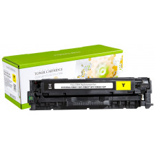 STATIC Toner cartridge compatible with HP CC532A yellow remanufactured 2.800 pages