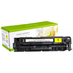 STATIC Toner cartridge compatible with HP CC532A yellow remanufactured 2.800 pages
