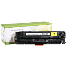 STATIC Toner cartridge compatible with HP CE412A yellow remanufactured 2.600 pages