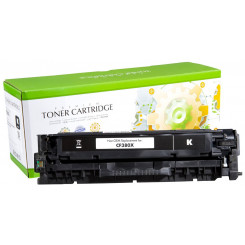 STATIC Toner cartridge compatible with HP CF380X black High Capacity remanufactured 4.400 pages