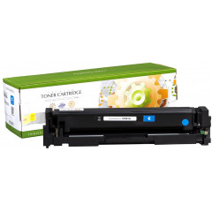 STATIC Toner cartridge compatible with HP CF401A cyan compatible 1.400 pages