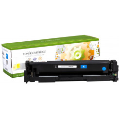 STATIC Toner cartridge compatible with HP CF401A cyan compatible 1.400 pages