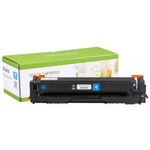 STATIC Toner cartridge compatible with HP CF541X cyan High Capacity compatible 2.500 pages