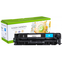 STATIC Toner cartridge compatible with HP CB381A cyan remanufactured 21.000 pages