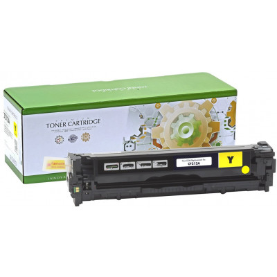 STATIC Toner cartridge compatible with HP CB542A yellow remanufactured 1.400 pages
