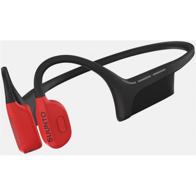 Suunto Wing - Headphones with mic - open ear - behind-the-neck mount - Bluetooth - wireless - lava red