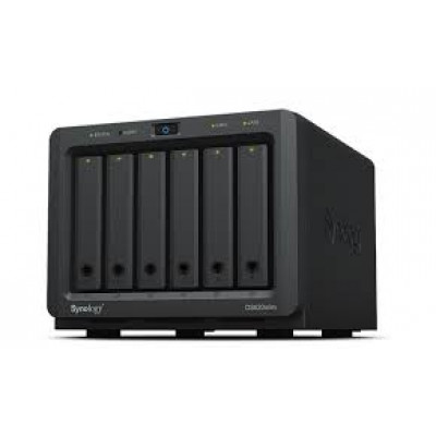 Synology Disk Station DS620slim - NAS server - 6 bays - SATA 6Gb/s - RAID 0, 1, 5, 6, 10, JBOD - RAM 2 GB - Gigabit Ethernet - iSCSI