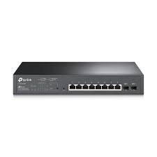 TP-Link JetStream TL-SG3210XHP-M2 - V1 - switch - Managed - 8 x 10/100/1000 + 2 x SFP+ - rack-mountable - PoE+ (240 W)