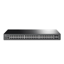 TP-Link JetStream TL-SG3452P V1 - Switch - Managed - 48 x 10/100/1000 (PoE+) + 4 x Gigabit SFP - rack-mountable - PoE+ (384 W)