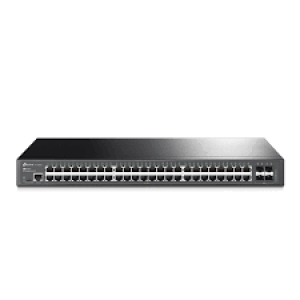 TP-Link JetStream TL-SG3452XP V1 - Switch - L2+ - Managed - 48 x 10/100/1000 (PoE+) + 4 x 10 Gigabit SFP+ - rack-mountable - PoE+ (500 W)